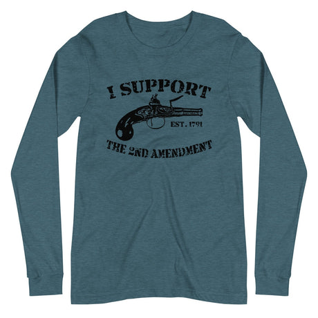 I Support The Second Amendment Long Sleeve Shirt