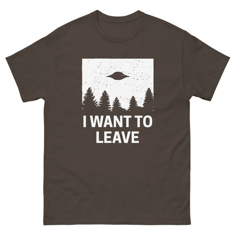 I Want To Leave Heavy Cotton Shirt