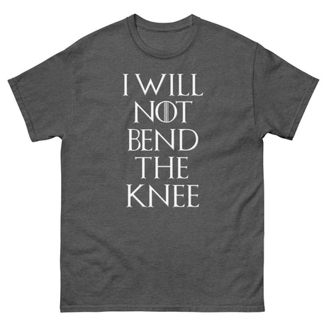 I Will Not Bend The Knee Heavy Cotton Shirt