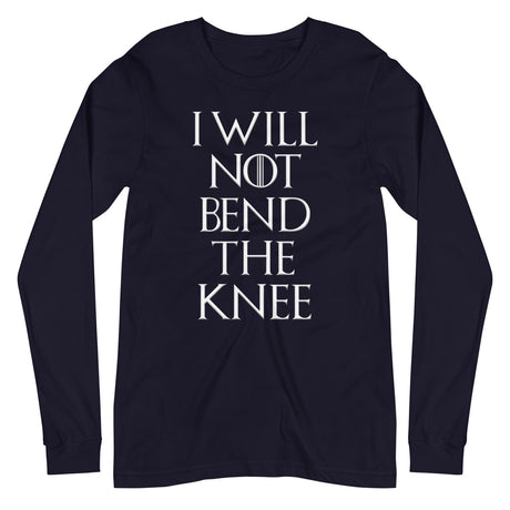 I Will Not Bend The Knee Premium Long Sleeve Shirt