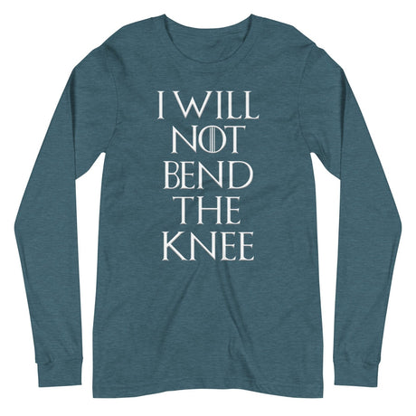 I Will Not Bend The Knee Premium Long Sleeve Shirt