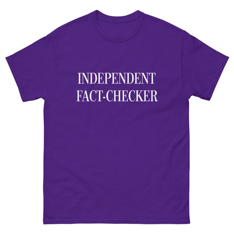 Independent Fact Checker Heavy Cotton Shirt