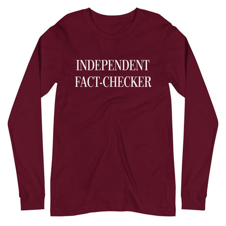 Independent Fact Checker Premium Long Sleeve Shirt