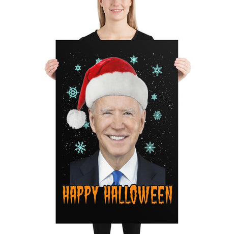 Joe Biden Happy Halloween Poster