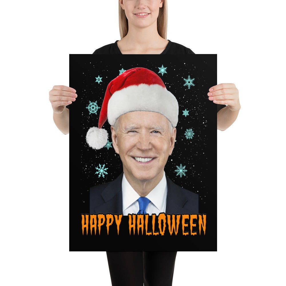 Joe Biden Happy Halloween Poster