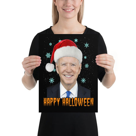 Joe Biden Happy Halloween Poster