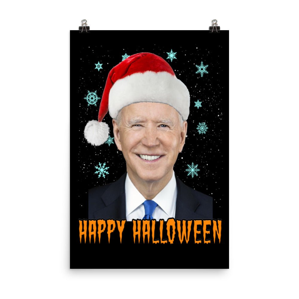 Joe Biden Happy Halloween Poster