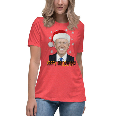 Joe Biden Happy Halloween Women's Shirt