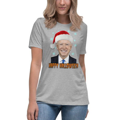 Joe Biden Happy Halloween Women's Shirt