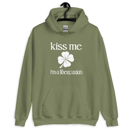 Kiss Me I'm a Libertarian Hoodie