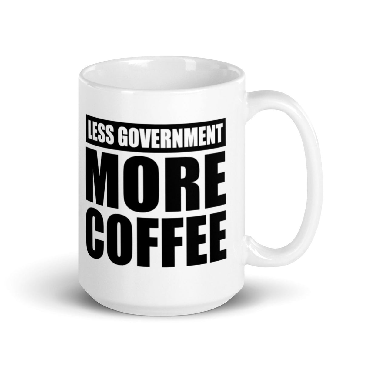 Less Government More Coffee Mug