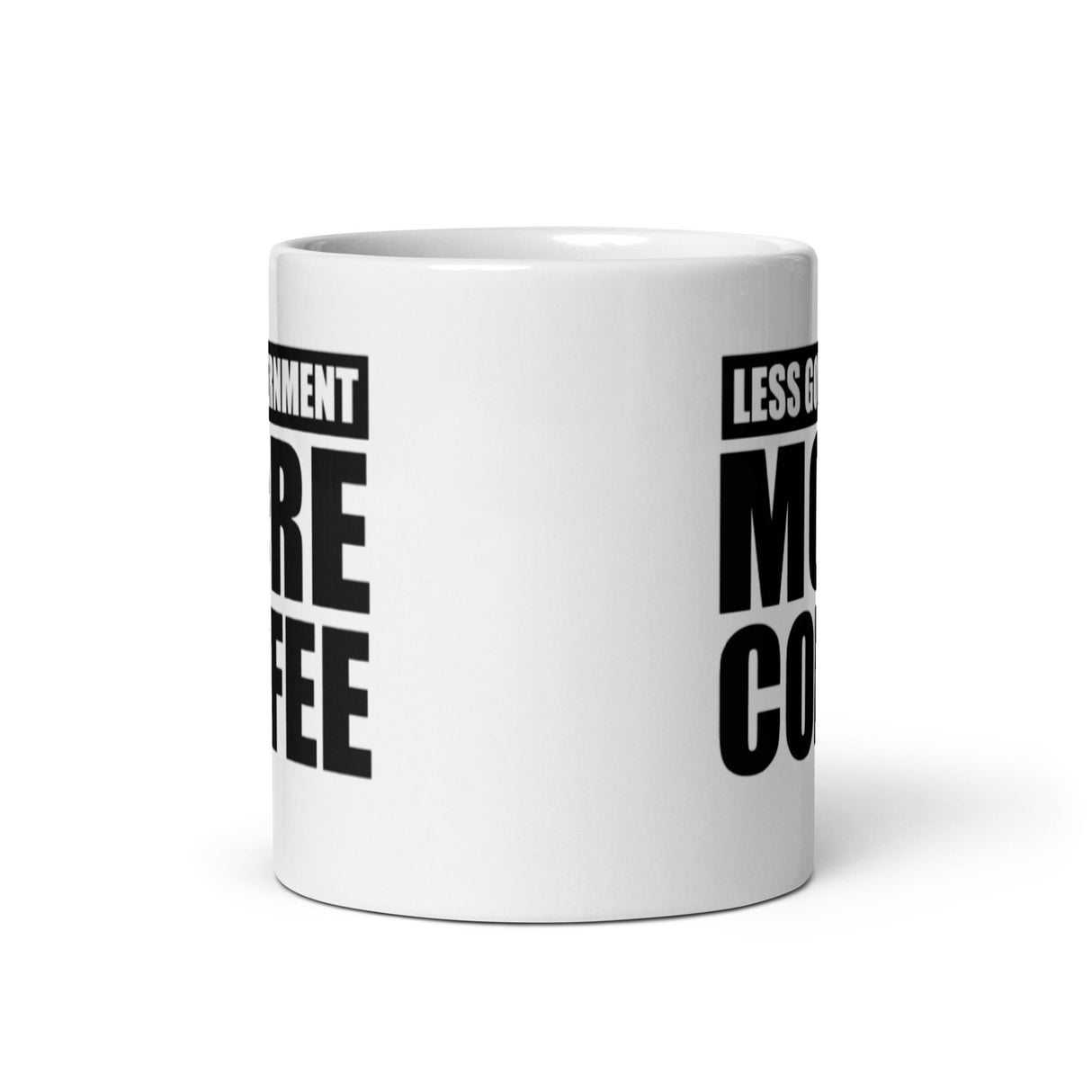 Less Government More Coffee Mug