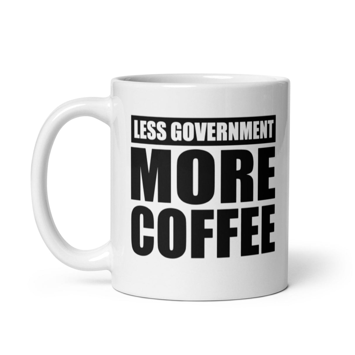 Less Government More Coffee Mug