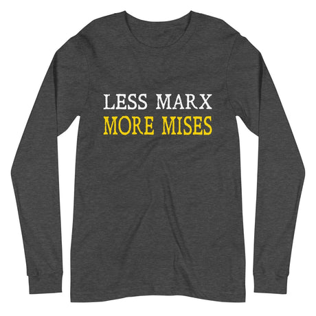 Less Marx More Mises Premium Long Sleeve Shirt