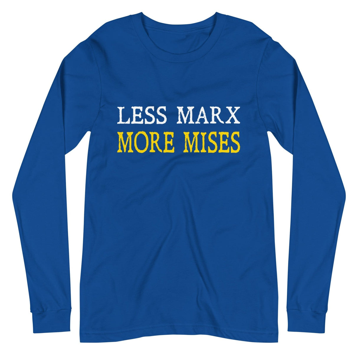 Less Marx More Mises Premium Long Sleeve Shirt