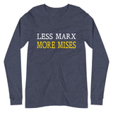 Less Marx More Mises Premium Long Sleeve Shirt