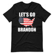 Let's Go Brandon American Flag Map Shirt