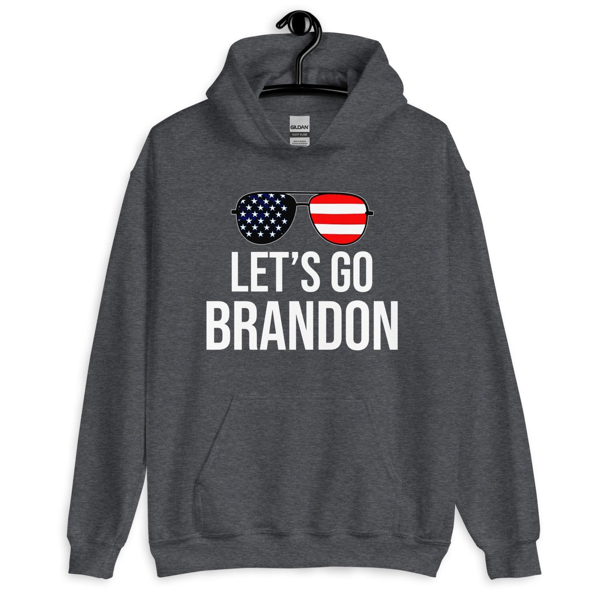 Let's Go Brandon American Flag Sunglasses Hoodie