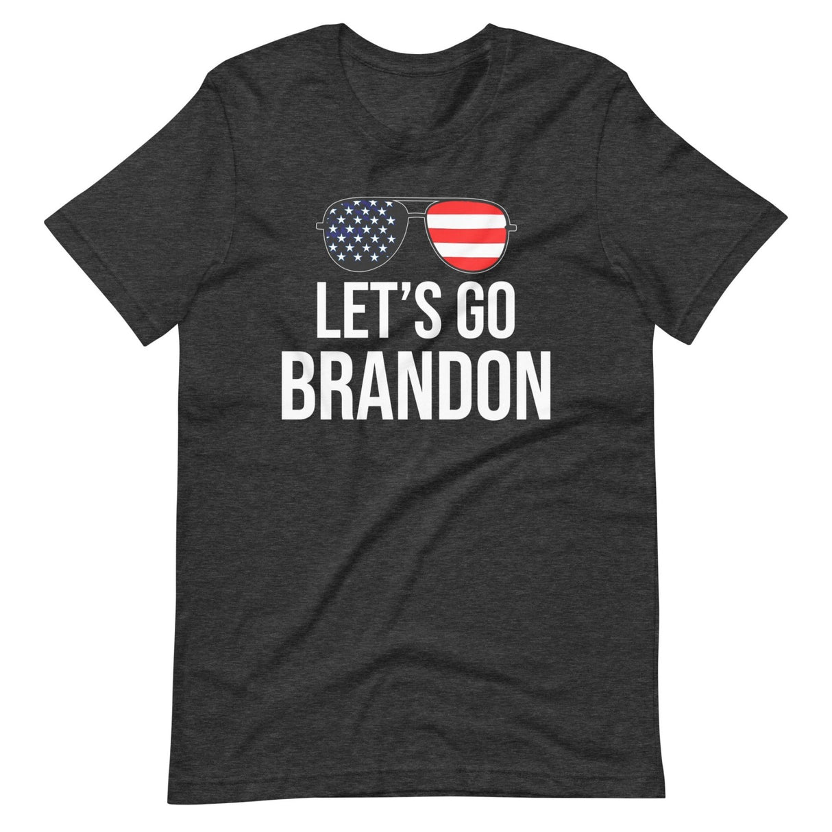 Let's Go Brandon American Flag Sunglasses Shirt