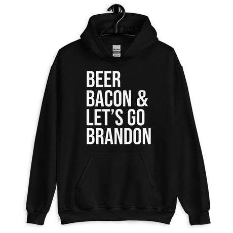 Let's Go Brandon Beer Bacon Hoodie