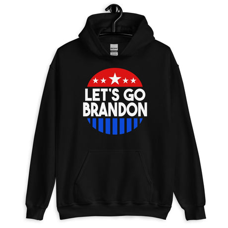 Let's Go Brandon Circle Stars Bars Hoodie