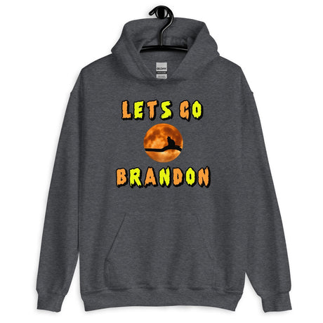 Let's Go Brandon Halloween Black Cat Hoodie