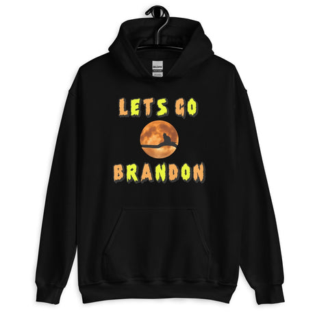 Let's Go Brandon Halloween Black Cat Hoodie