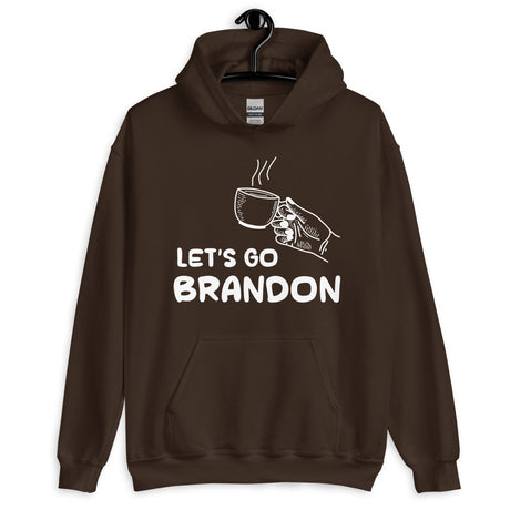 Let's Go Brandon Java Coffee Hoodie