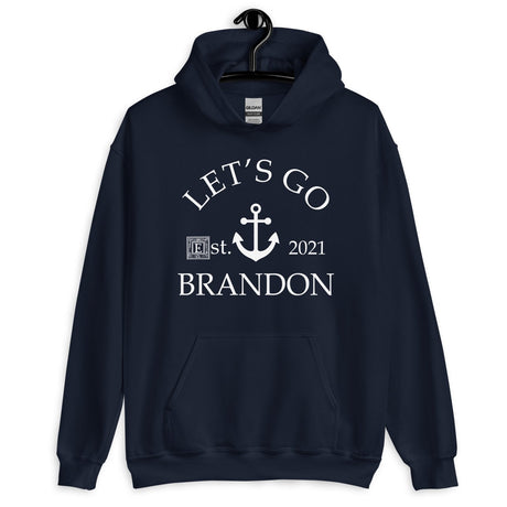 Let's Go Brandon Nautical Anchor Hoodie