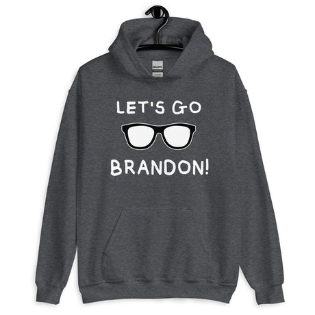 Let's Go Brandon Nerd Glasses Hoodie