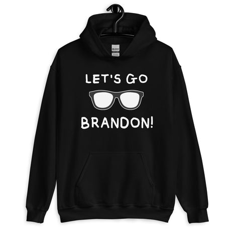 Let's Go Brandon Nerd Glasses Hoodie