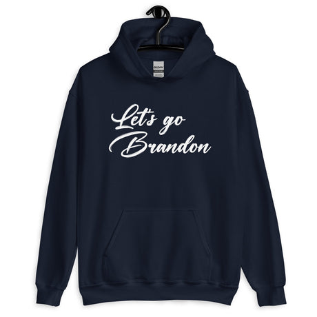 Let's Go Brandon Script Hoodie