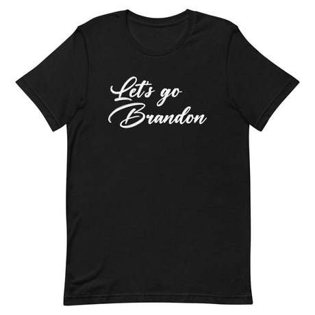 Let's Go Brandon Script Shirt