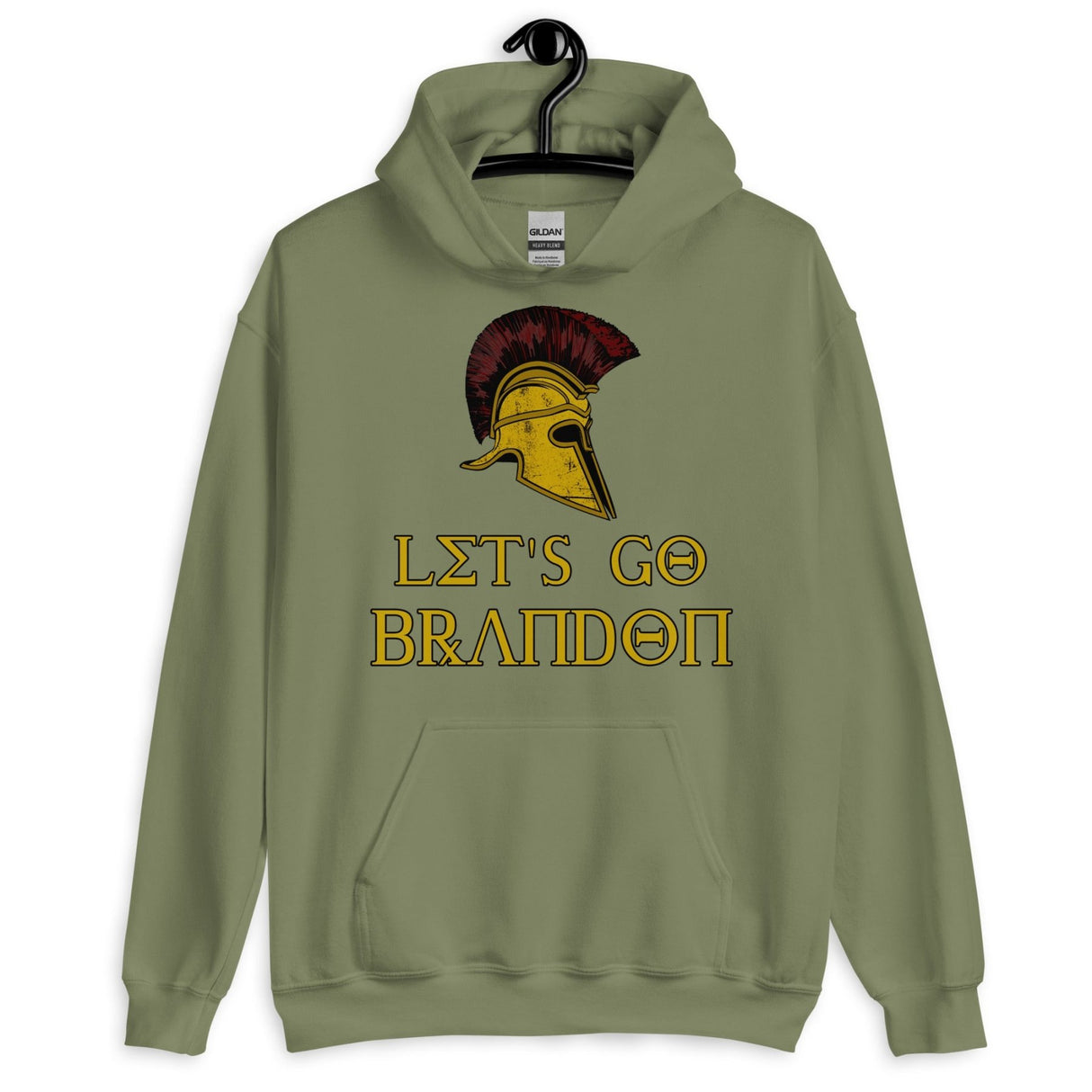 Let's Go Brandon Spartan Helmet Hoodie