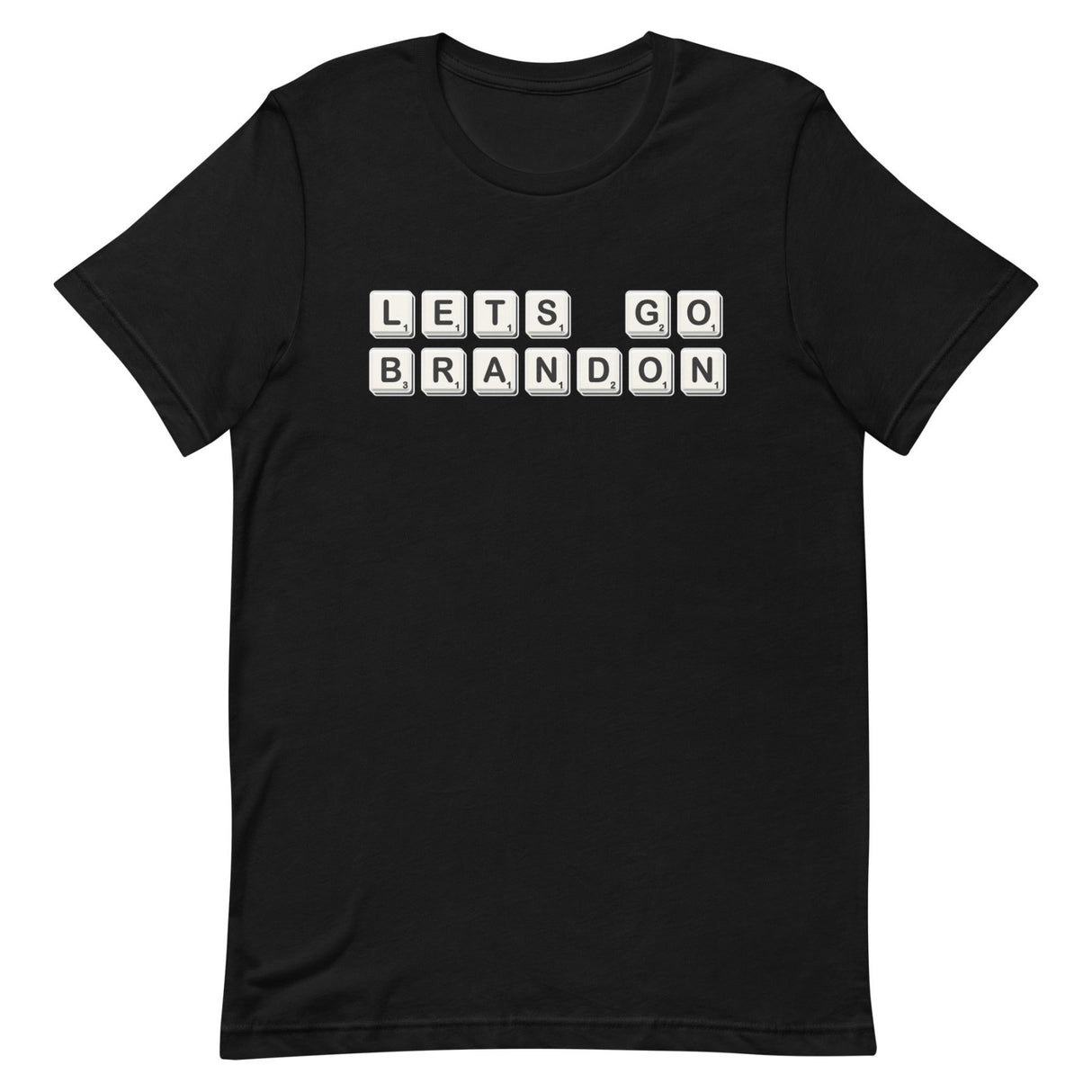 Let's Go Brandon Tile Letters Shirt