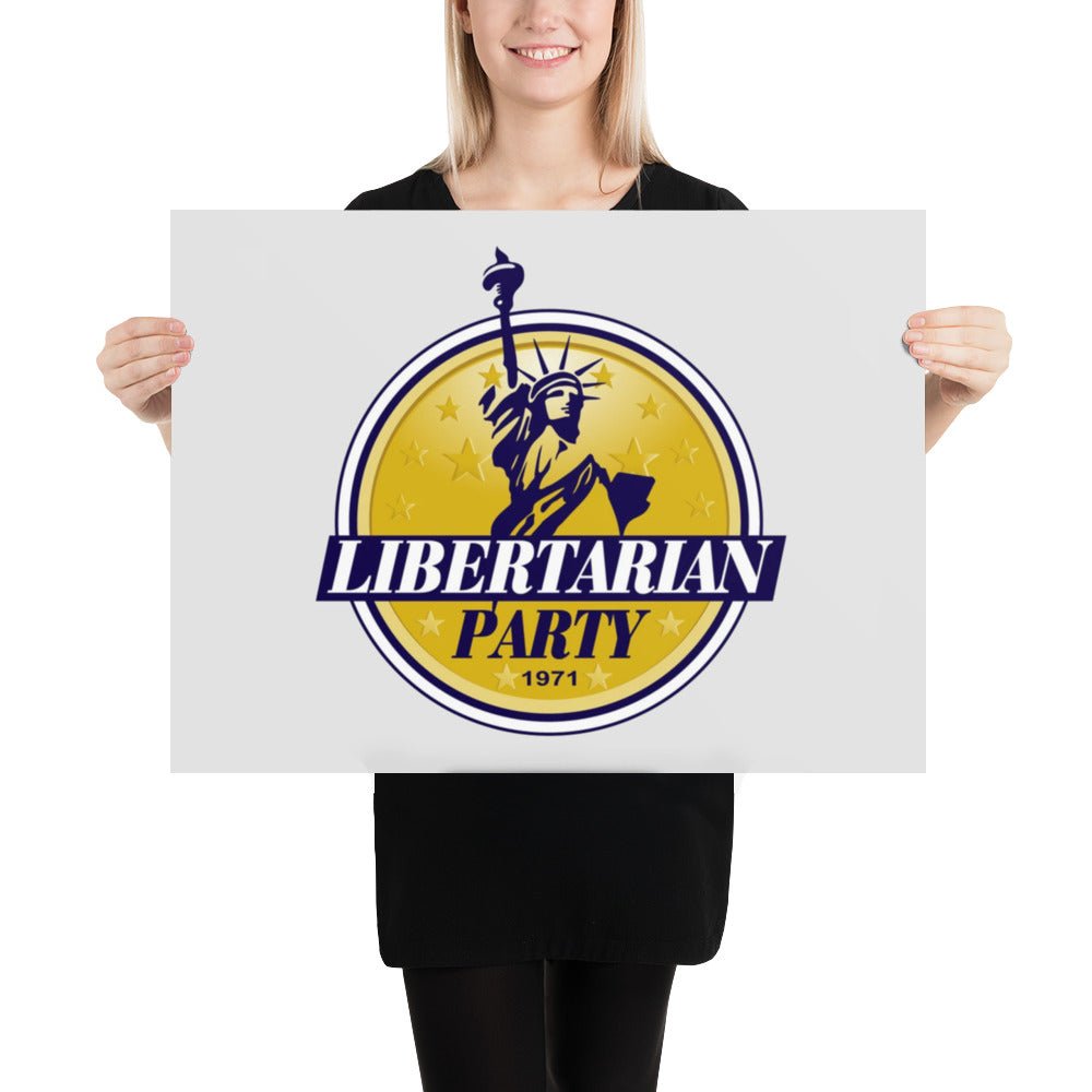 Libertarian Party Logo Poster