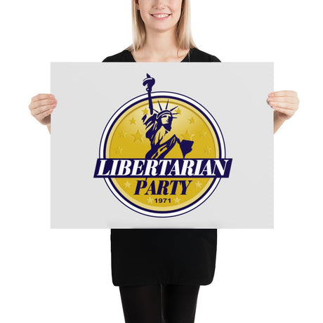 Libertarian Party Logo Poster