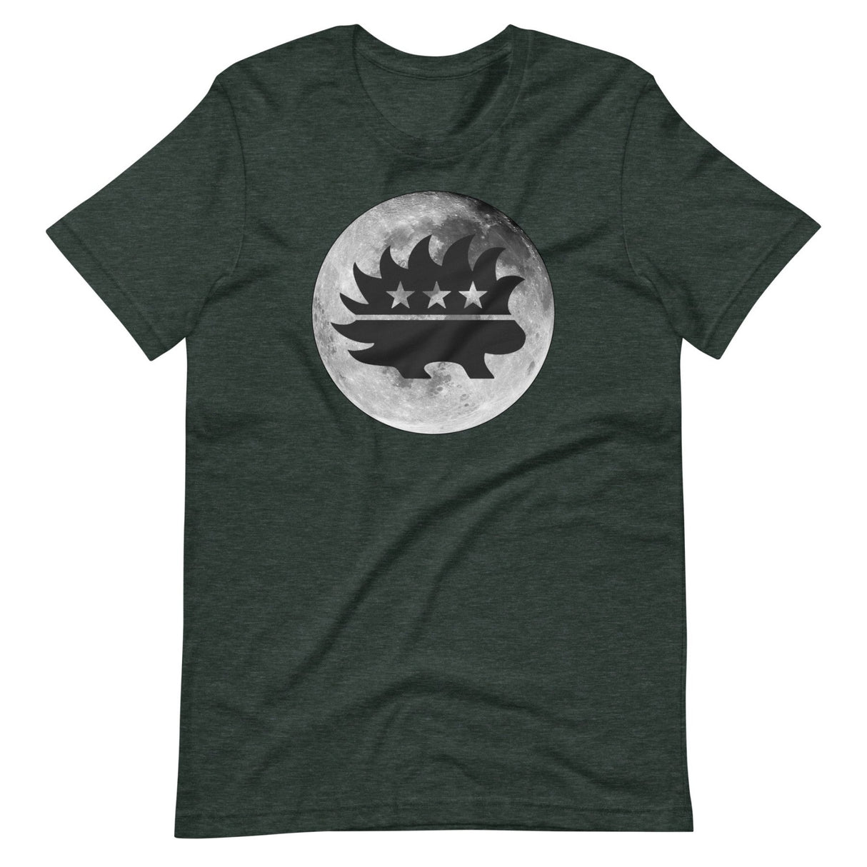 Libertarian Porcupine in The Moon Shirt