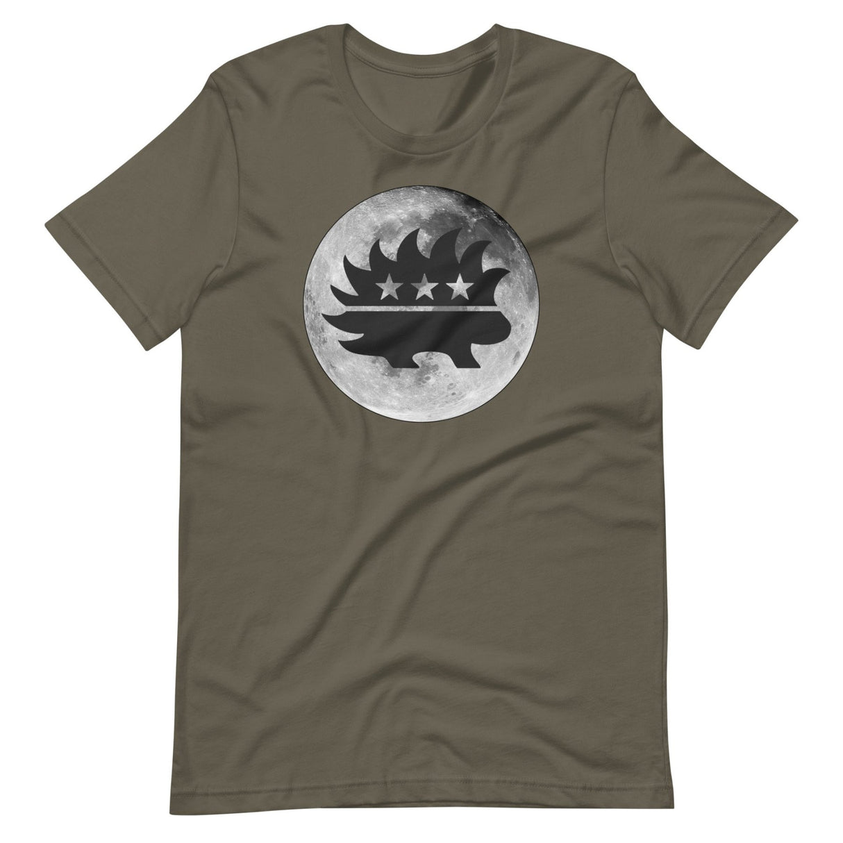 Libertarian Porcupine in The Moon Shirt