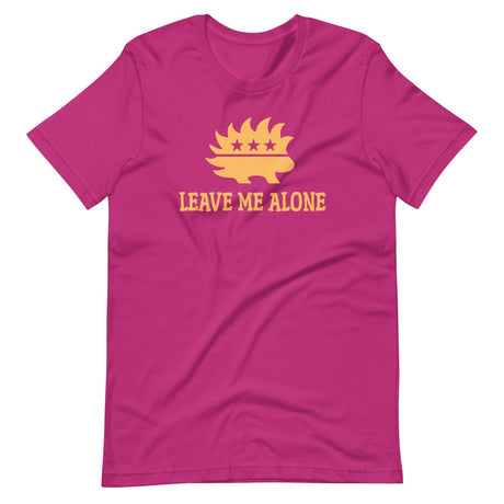 Libertarian Porcupine Leave Me Alone Shirt