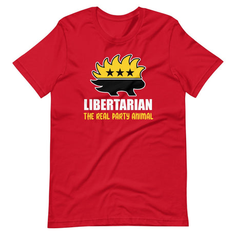 Libertarian The Real Party Animal Shirt