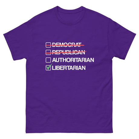 Libertarian vs Authoritarian Heavy Cotton Shirt