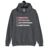 Libertarian vs Authoritarian Hoodie