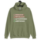 Libertarian vs Authoritarian Hoodie