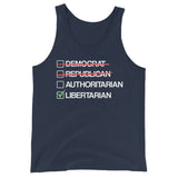 Libertarian vs Authoritarian Premium Tank Top