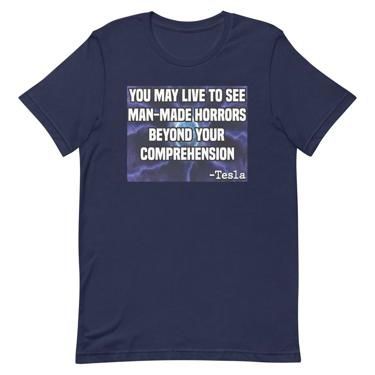 Man Made Horrors Tesla Shirt