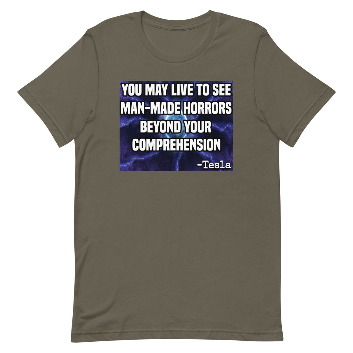 Man Made Horrors Tesla Shirt