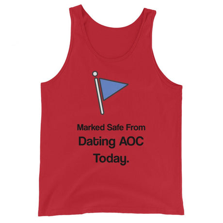 Marked Safe From Dating AOC Today Premium Tank Top