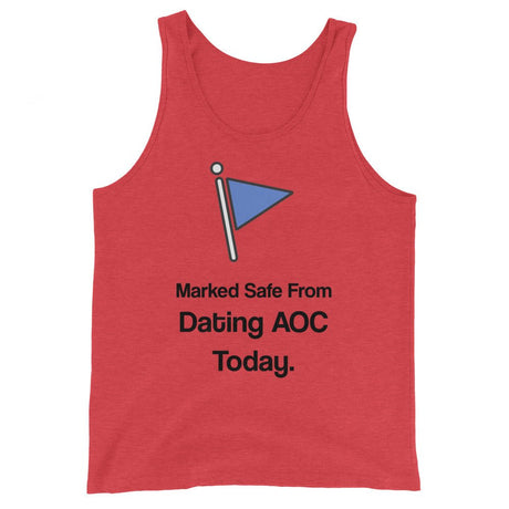 Marked Safe From Dating AOC Today Premium Tank Top