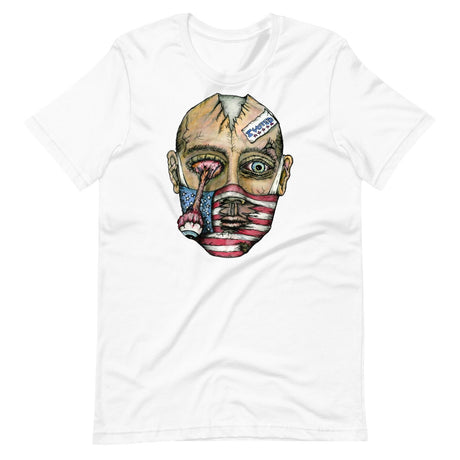 Masked Zombie Voter Graphic Shirt